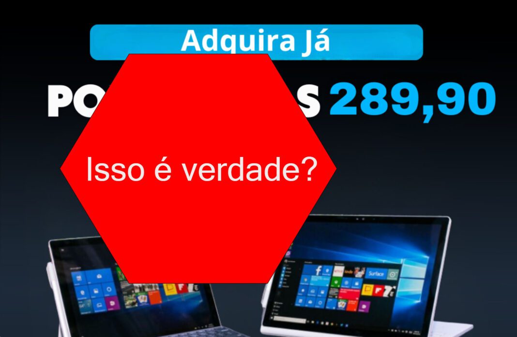 Microsoft Surface Pro 5 por R$ 289,90: Será que é verdade? - Dica App do Dia